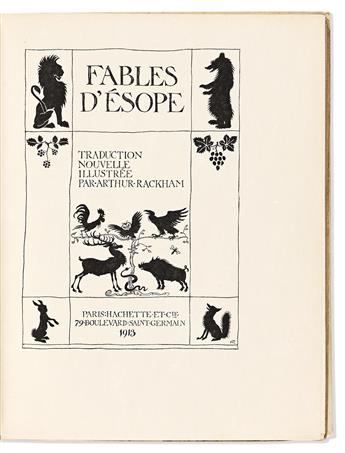 Rackham, Arthur (1867-1939) & Aesop (c. 620-564 BCE) Fables d'Ésope.